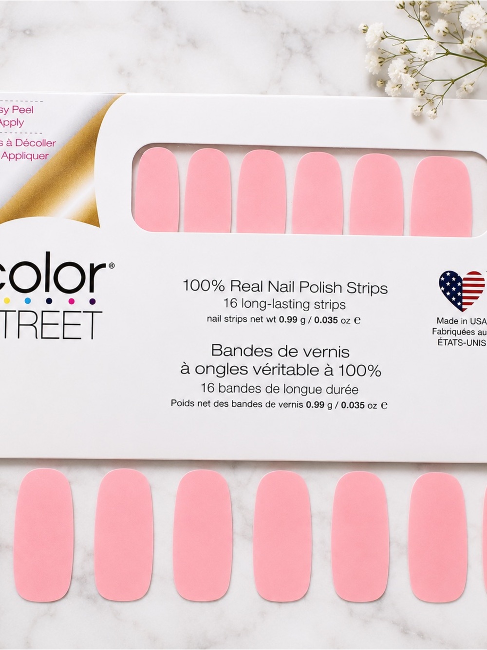 Color Street “Pink Lemonade” (FMC288) NIP NWT Soft Light Pink